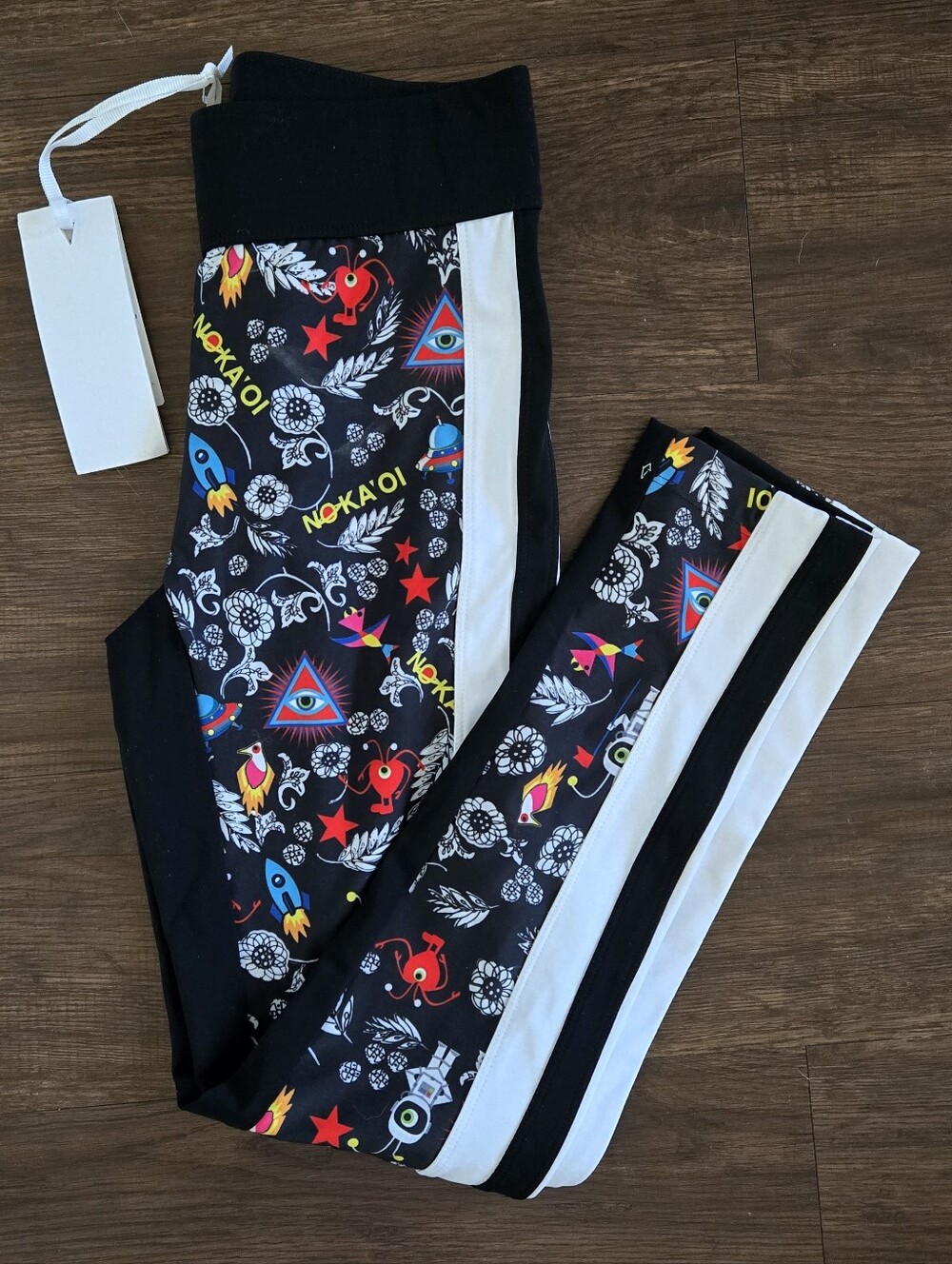 NO KA' OI Women's Print Leggings Size 00 NWT